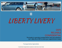 Tablet Screenshot of libertylivery.com
